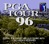 PGA Tour 96 (USA, Europe) Title Screen